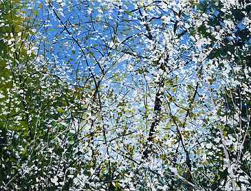 Arrival of Spring, 2026, 30" x 40", acrylic on canvas