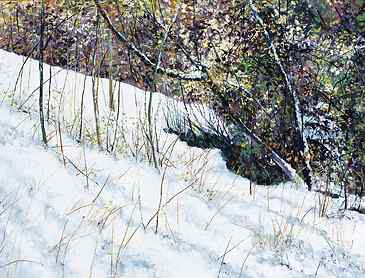 Aspen Memory, 2020, 36" x 48", acrylic on canvas