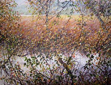 Autumn Signs, 2014, 36" x 48", acrylic on canvas
