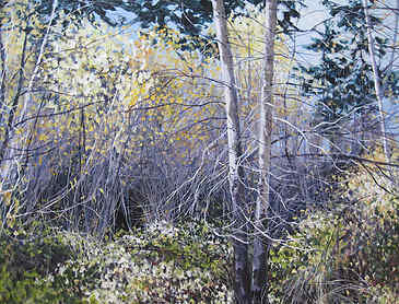 Autumn Tangle, 2014, 30" x 36", acrylic on canvas