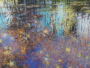 Collection Reflection, 2021, 36" x 48", acrylic on canvas, SOLD