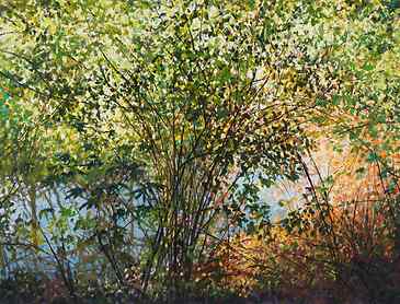 Fall Returns, 2015, 36" x 48", acrylic on canvas, SOLD