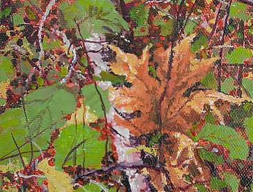 Field Study #3, 2007, 5" x 5", acrylic on canvas, SOLD