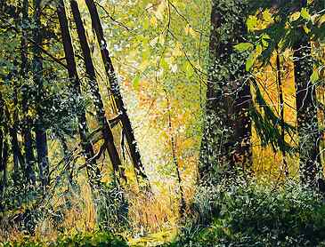 Gateway to Light, 2025, 36" x 48", acrylic on canvas, SOLD