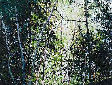 Late Afternoon, 2015, 16" x 20", acrylic on canvas