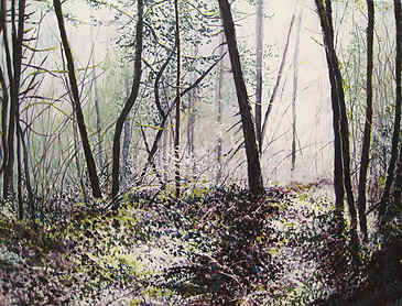 Luminescence, 2010, 18" x 24", acrylic on canvas