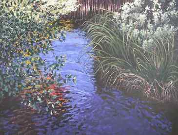 Neskowin Spring, 2007, 36" x 48", acrylic on canvas, SOLD