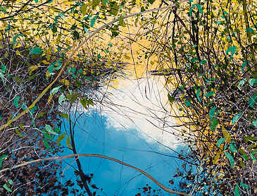 Parting Clouds, 2024, 48" x 36", acrylic on canvas