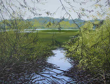 Passage, 2009, 36" x 48", acrylic on canvas