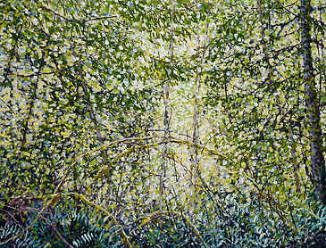 Scintillation, 2023, 36" x 48", acrylic on canvas