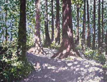 Shimmer, 2006, 16" x 20", acrylic on canvas