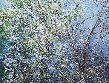 Spring, 2015, 30" x 36", acrylic on canvas, SOLD