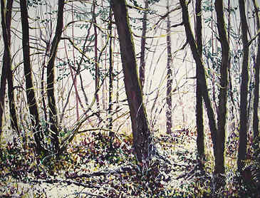 Spring Atmosphere #1, 2009, 16" x 20", acrylic on canvas, SOLD