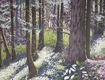Spring Light Returns, 2006, 30" x 36", acrylic on canvas