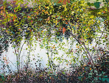 Suggestion of Fall, 2016, 36" x 48", acrylic on canvas