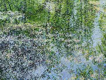 Summer Ripple, 2020, 36" x 48", acrylic on canvas, SOLD