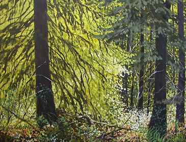 The Effect of Light, 2008, 30" x 36", acrylic on canvas
