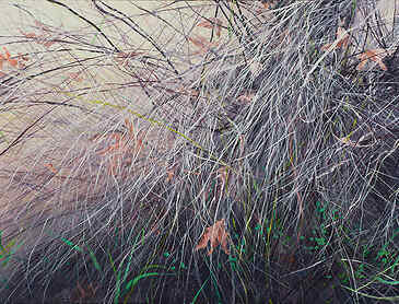 Tumble, 2022, 30" x 40", acrylic on canvas