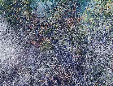 Vincent's Trail, 2017, 36" x 48", acrylic on canvas, SOLD