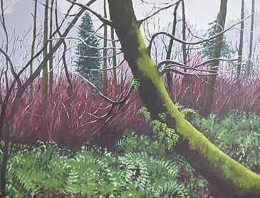 Winter Fog, 2007, 36" x 48", acrylic on canvas